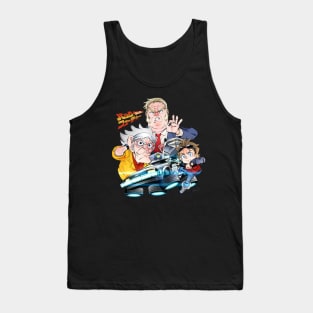 Back to the Future Manga Style Tank Top